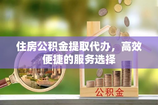 运河住房公积金提取代办，高效便捷的服务选择
